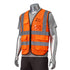 Class-2 Reflective Safety Vest With 4 Pockets | Safety orange